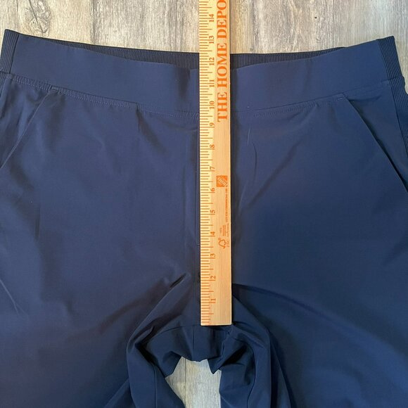 NWOT! Athleta Brooklyn Mid Rise Ankle Pant, Navy Blue, Size 16 - Picture 14 of 15